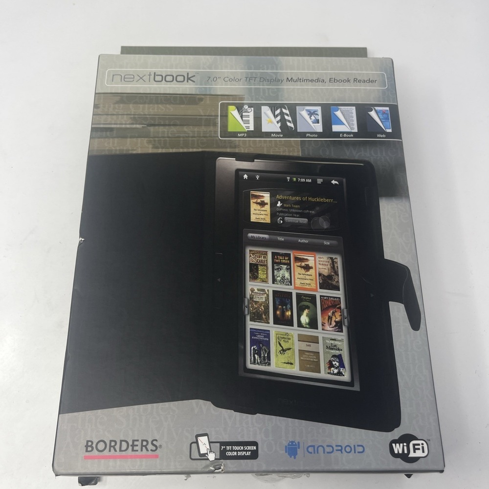 Nextbook Next2 7" Multimedia Ebook Reader New Open Box‎